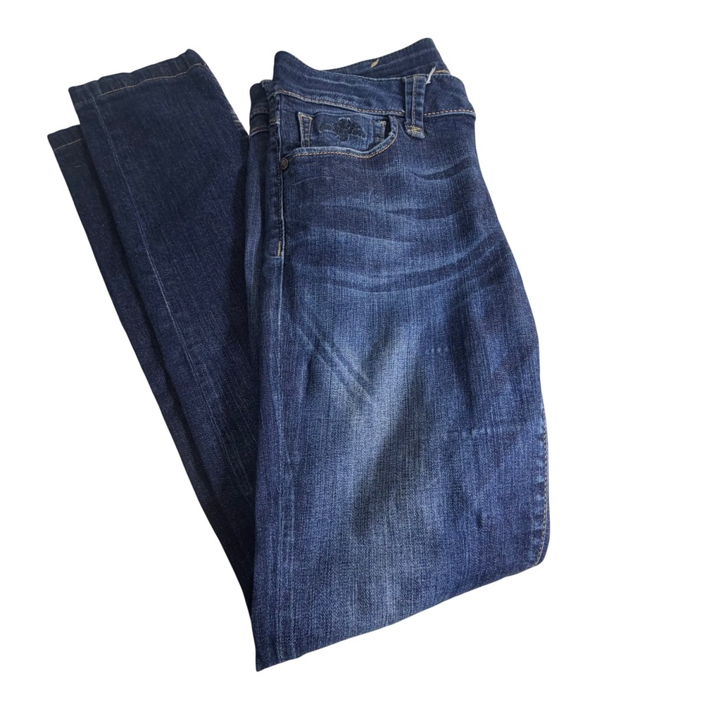 Mos Mosh Napoli Jeans Dark Wash Blue Skinny Stretch Denim Size 30